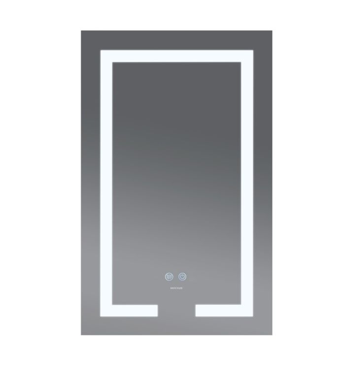 Дзеркало Mixxus HARD MR07-50x80 з Led Touch, Anti-fog, димером, регулятором яскравості (MX9992)