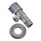 Кран для підключення сантехприладів Mixxus VAL-01-1/2x1/2 з нерж.ст. SUS304 (синій) (MI6117)
