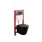 Комплект: Mixxus Premium Bevel-SET-2101 Black (в 2 ящ) Унітаз система змиву Tornado 1.0+ Інсталяція Koer KT-0404 + панель KT-0604-05 Black Mat (MP6669)