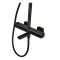 Душова колона Mixxus Premium VIRGO 009-J BLACK з термостатичним змішувачем,3 функції (MI6646)