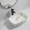 Раковина накладна Mixxus Premium BEVEL-0102 MARBLE 495х370х135mm (MP6519)