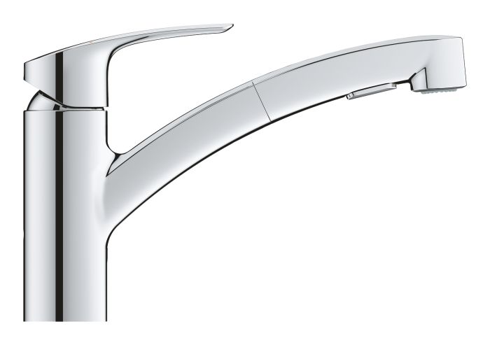 Змішувач для кухні з висувним виливом Grohe Eurosmart New (30305001)