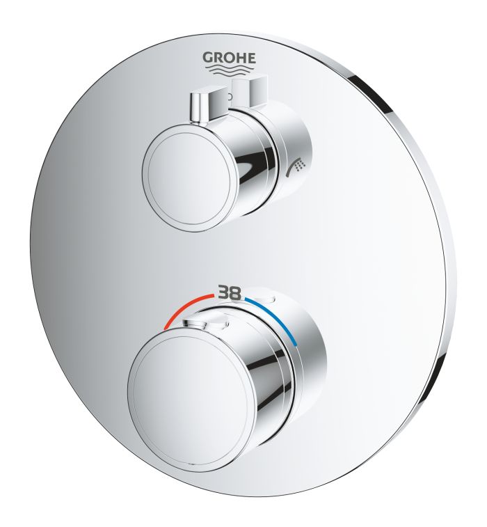 Термостат прихованого монтажу на 2 споживача Grohe Grohtherm Convent. Concealed (24077000)