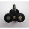 Ролики для душових кабін подвійні колеса MIXXUS PREMIUM ROLLERS SCP02-1 BLACK нижні (23mm для DIVERSE SC01,SC02,SD01) (MI7164)