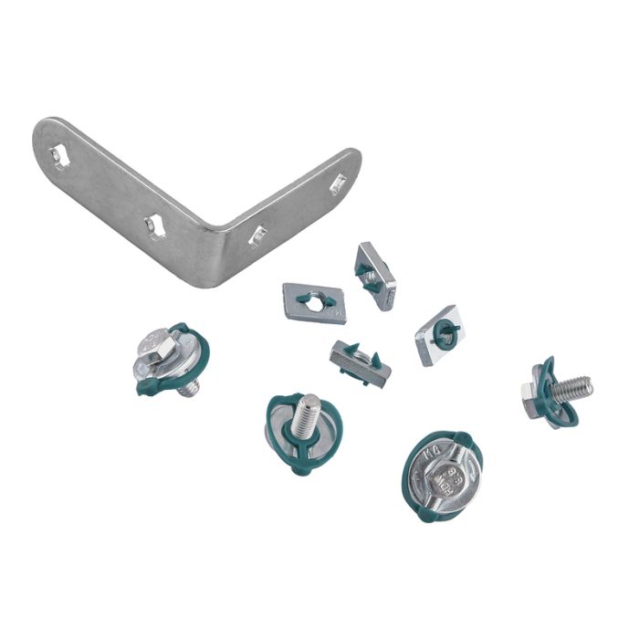 Кутник 90° Koer KCI.0202 з монтажними гайками (KR5919)