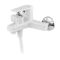 Змішувач для ванни PLAMIX OSCAR-009 EURO SET WHITE (зі шлангом, лійкою та кронштейном) (PM0699)