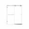 Двері в нішу Koer SR SD06-120x220-TR-01 прозоре скло Easy Clean 8мм, хром (KR5367)