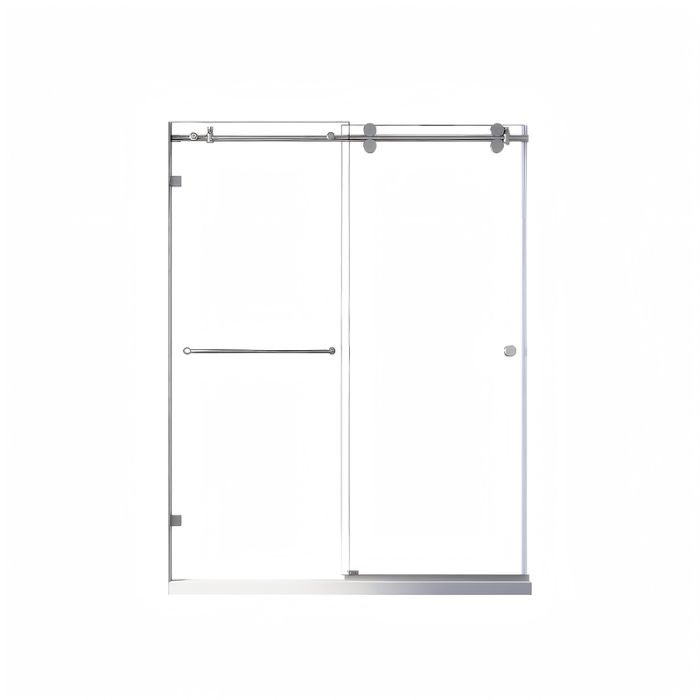 Двері в нішу Koer SR SD06-120x220-TR-01 прозоре скло Easy Clean 8мм, хром (KR5367)