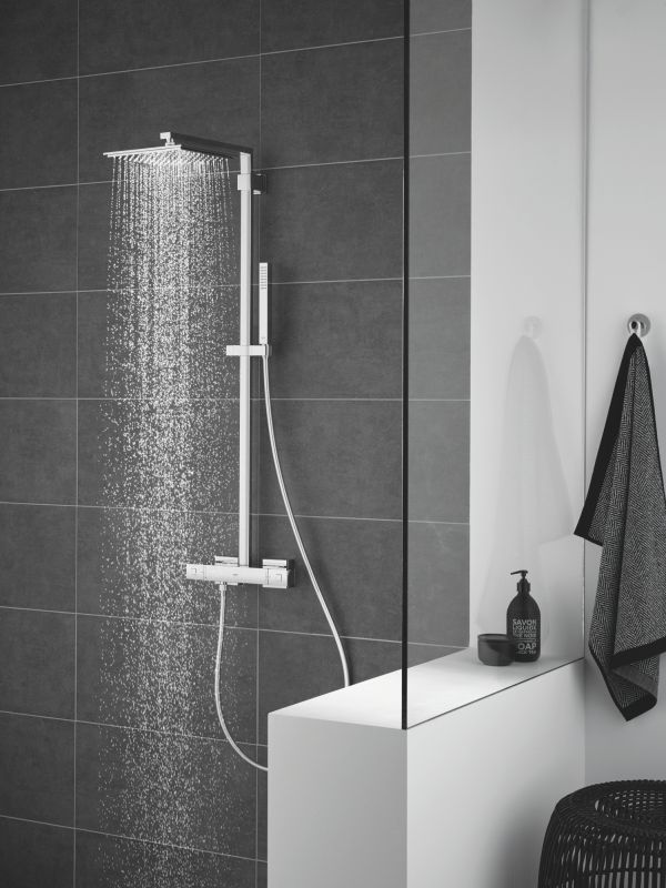 Душова система з термостатом для душа Grohe Euphoria Cube System (26087000)