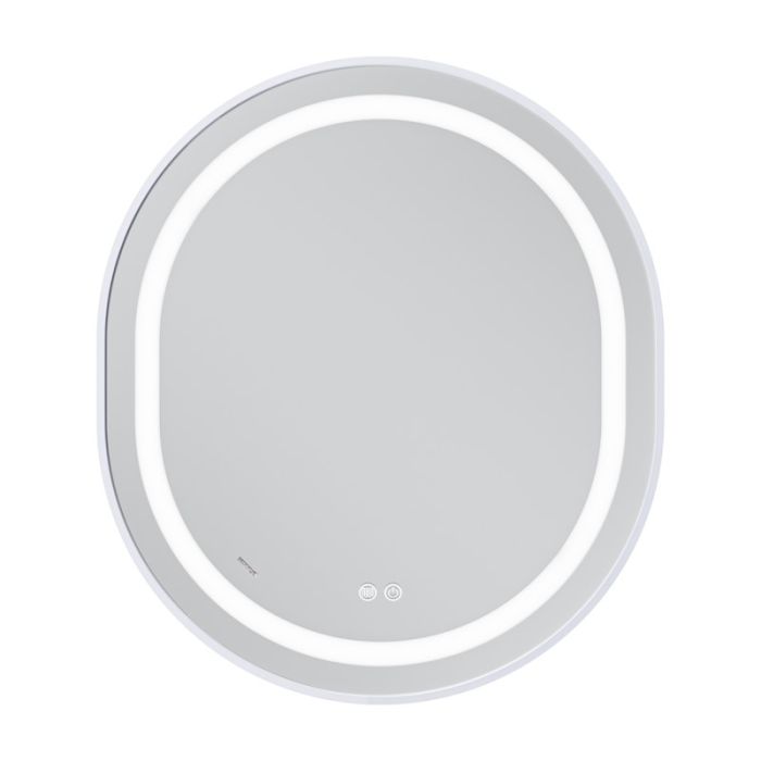 Дзеркало Mixxus Premium ELLIPSE MV05-80x70-Reverse WHITE з Led Touch, Anti-fog, димером (3-6,5kK) (MP6645)