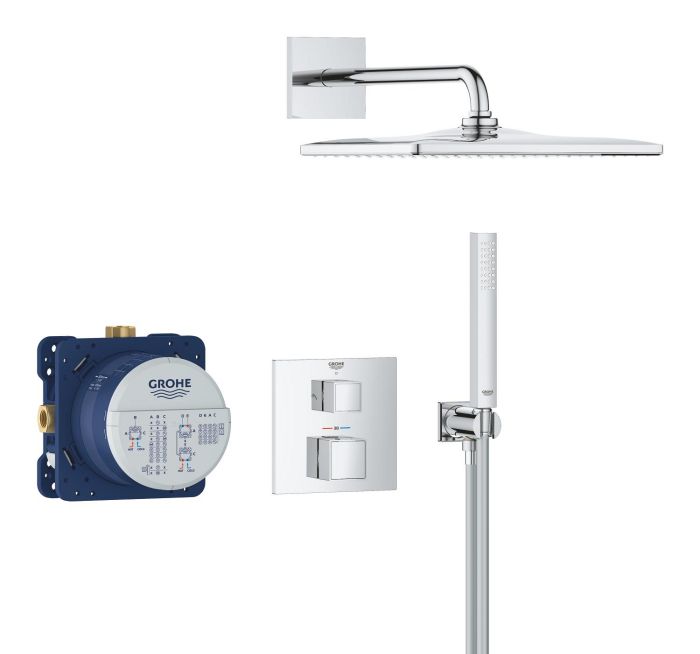 Душова система прихованого монтажу Grohe Grohtherm Cube (34868000)