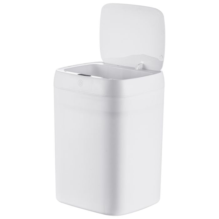 Відро для сміття сенсорне прямокутне Mixxus Wave-TC0314 White 14 л (колір білий) (MI8404)