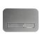 Панель змиву Koer KT-0609-07 240x160x7mm пластикова, кнопка лінійна (колір графіт) (KR6133)