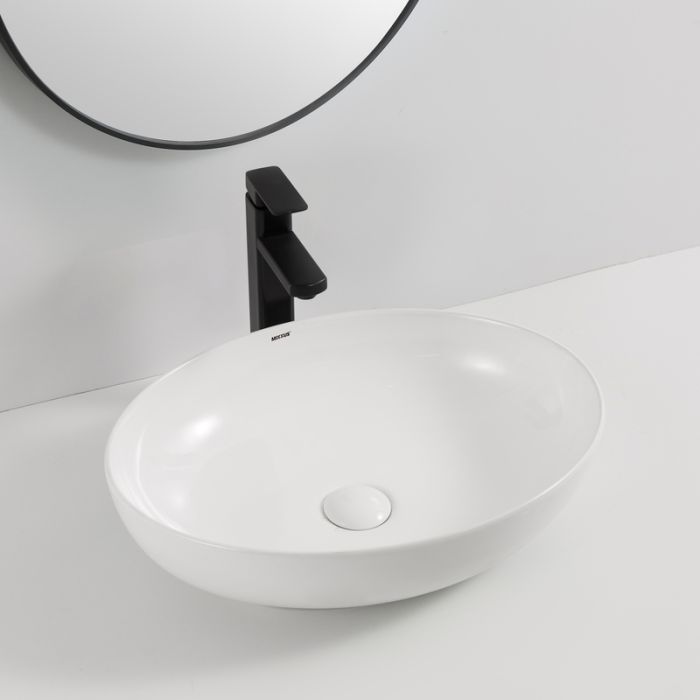 Раковина накладна Mixxus Premium ELLIPSE-0102 515х400х130mm (MP6551)
