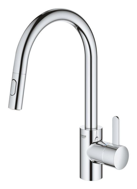 Змішувач для кухні з висувним виливом Grohe Eurosmart Cosmopolitan (31481001)