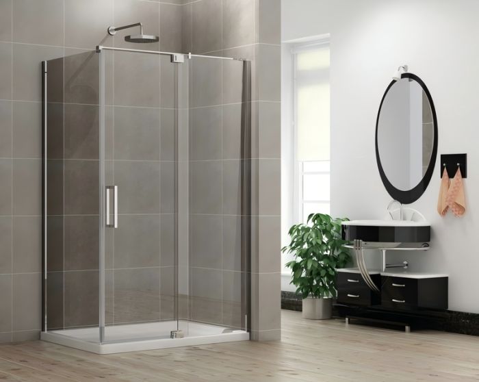Душова кабіна без піддону Koer SR SC02-120x90x200-TR-01 прозоре скло Easy Clean 8мм, хром (KR5354)