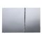 Панель змиву Koer KT-0610-01 240x160x32mmmm пластикова, кнопка квадратна (колір хром) (KR6135)