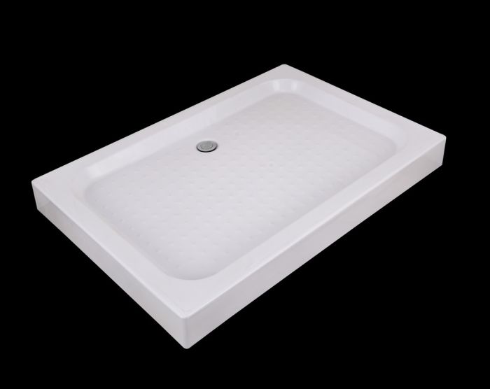 Душовий піддон з сифоном прямокутний Mixxus Hard ST01-100x90x13 діаметр зливу 52 мм (MI8471)