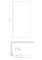 Душова перегородка Koer SR SP02-100x200-TR-12 Walk-In проз.скло Easy Clean 8мм, матове золото (KR5396)