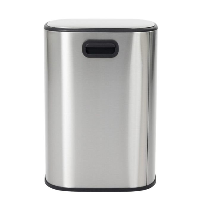 Відро для сміття з плавним закриттям овальне Mixxus Premium Diverse-TC0112 SS Color 12л колір наржавійка (MI7079)