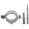 Хомут трубний оцинкований Koer KCB.10.G 1-1 / 4 "(38-43) сірий (KR2787)
