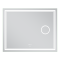 Дзеркало Mixxus Premium QUADRO MR20-100x80 з Led Touch, Anti-fog, димером, регулятором яскравості, лінзою (MP6623)