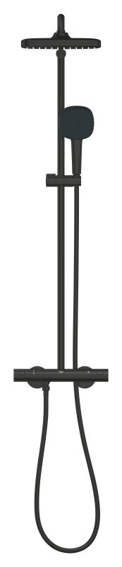Душова система з термостатом для настінного монтажу Grohe Tempesta System 250 Cube (266892431)