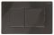 Панель змиву Koer KT-0602-16 240x160x10mm пластикова, кнопка квадратна (колір чорний глянцевий) (KR5182)