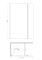 Душова перегородка Koer SR SP03-120x200-TR-01 Walk-In прозоре скло Easy Clean 8мм, хром (KR5398)