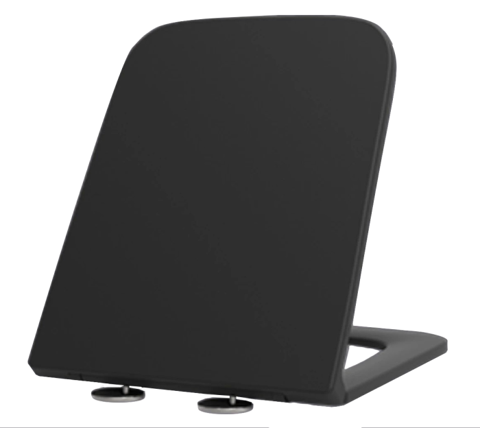 Сидіння-кришка для унітазу Mixxus Premium SEAT COVER QUADRO-DIVERSE-2001 BLACK з мікроліфтом 448х357х37mm (MP6614)