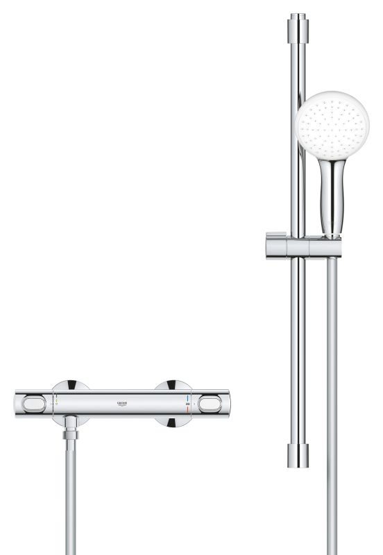 Термостат для душу Grohe Grohtherm 500 з душовим гарнітуром (34796001)