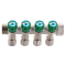 Колектор вентильний з фитингом Koer KR.1124-4 1"x4 ways (KR2834)