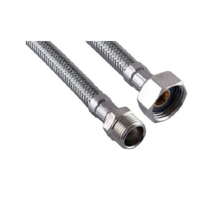 Гнучке підведення Zerix ZHN-02-FM1/2"-030 (нейлонове обплетення, гайки нерж) (ZX5146)