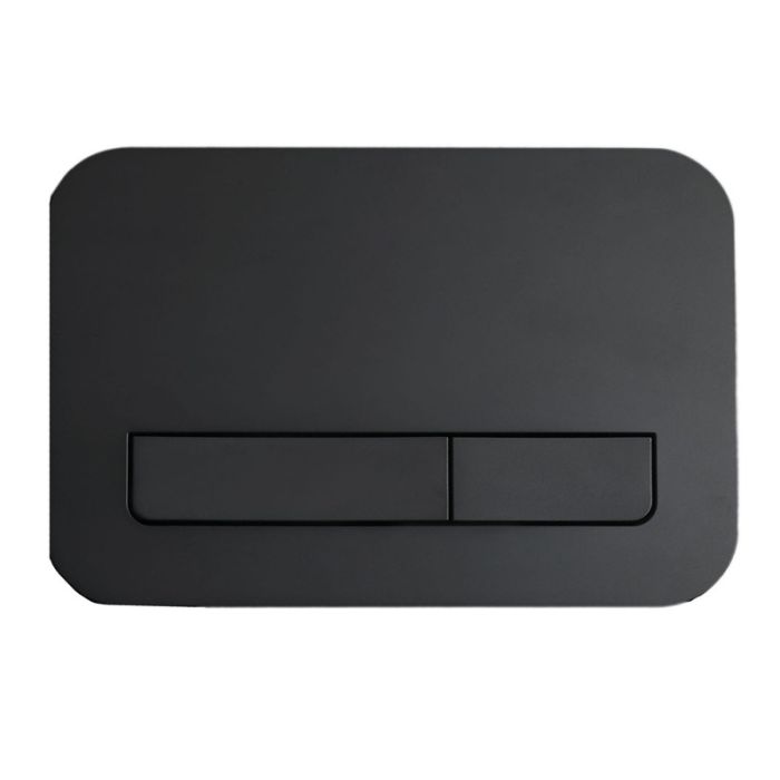 Панель змиву Koer KT-0609-05 240x160x7mm пластикова, кнопка лінійна (колір чорний матовий) (KR6131)