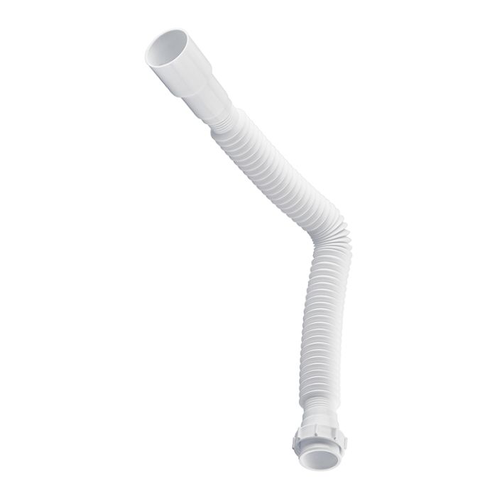 Гофротруба сполучна Zerix GN-01-A з накидною гайкою 1 1/2" (310-650 мм) (ZX5095)