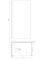 Душова перегородка Koer SR SP01-120x200-TR-01 Walk-In прозоре скло Easy Clean 8мм, хром (KR5394)