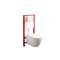 Комплект: Mixxus Premium Ellipse-SET-2101 (в 2 ящ) Унітаз система змиву Tornado 3.0+ Інсталяція Koer KT-0404 + панель KT-0604-03 White (MP6667)