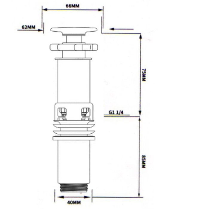Раковина накладна Mixxus Premium STYLE-0202 600х350х140mm з донним клапаном та отвором під змішувач (MP6512)