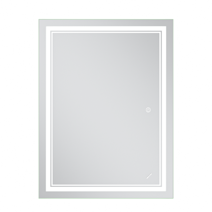 Дзеркало Mixxus Premium QUADRO MR20-80x60-Reverse з Led Touch, Anti-fog, димером, регулятором яскравості (MP6619)