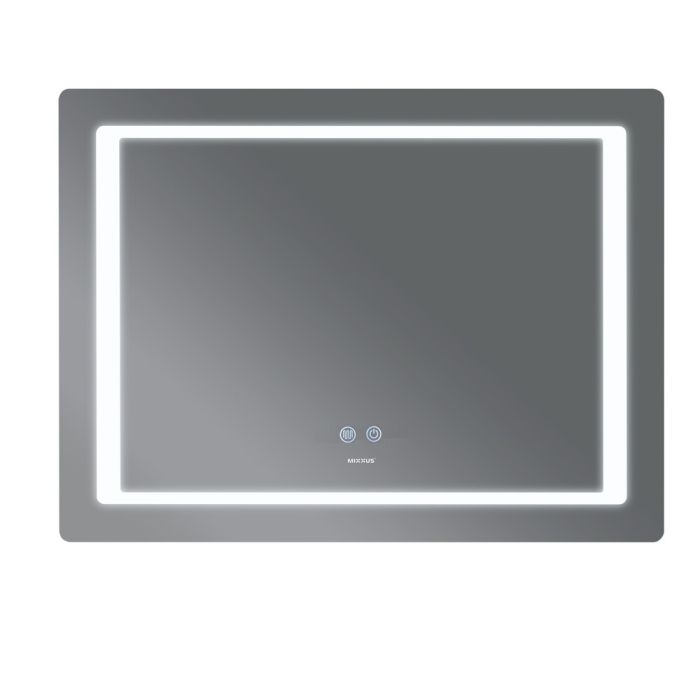 Дзеркало Mixxus STYLE MR13-90x70-Reverse з Led Touch, Anti-fog, димером, регулятором яскравості (MI6667)