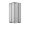 Душова кабіна без піддону Mixxus PLAIN SC01-90x90x185-TR GRAPHITE прозоре скло 4мм (MI6902)