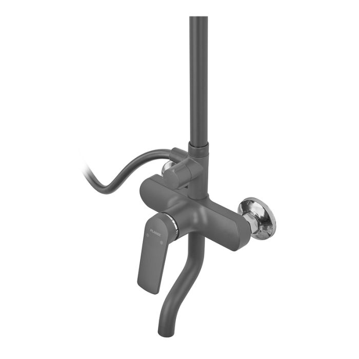 Душова колона зі змішувачем Plamix Lucas-009-J Graphite (Колір графіт) (PM6102)