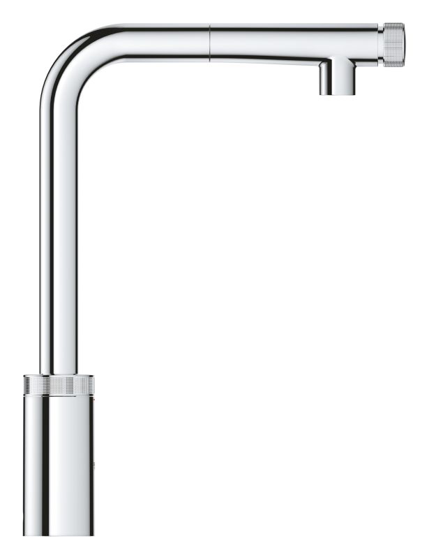 Змішувач для кухні з висувним виливом Grohe Eurosmart New (31613000)