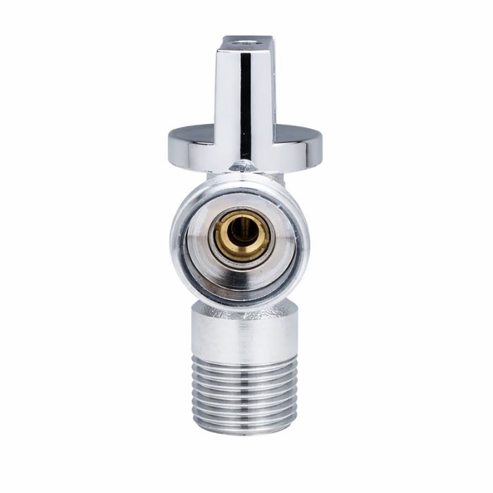 Кран кульовий для підключення сантехприладів Sanlux ST-80 - 1/2"x3/4" (SL2931)