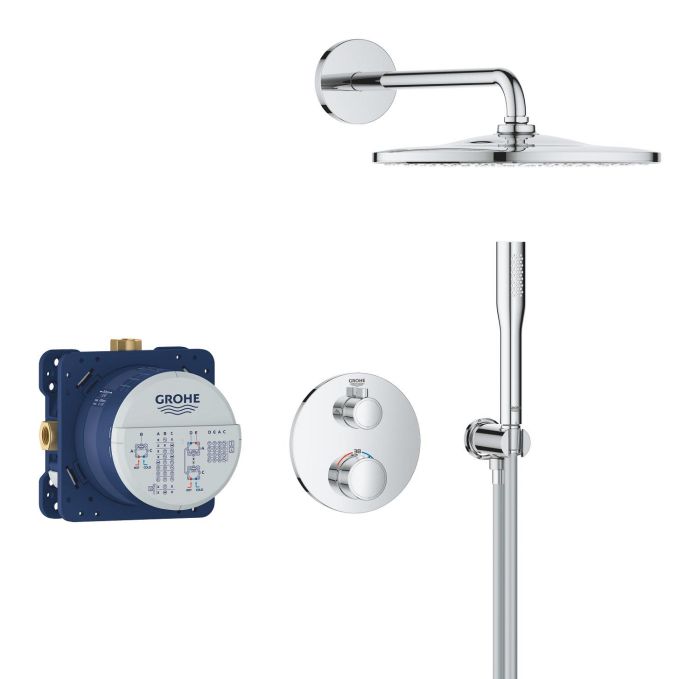 Система з термостатом прихованого монтажу з Rainshower Mono 310 Grohe Grohtherm Душова (34869000)