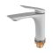 Змішувач для умивальника Mixxus Premium DERBY 001 (NUT) WHITE-CHROME (MI6613)