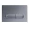 Панель змиву Koer KT-0608-07 240x160x10mm пластикова, кнопка закруглена (колір графіт) (KR6128)