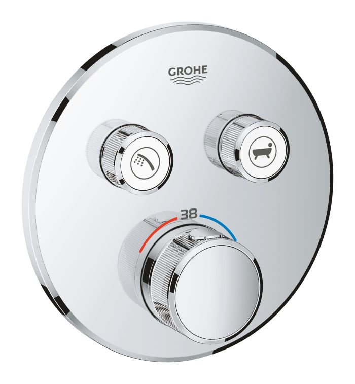 Термостат прихованого монтажу на 2 споживача Grohe Grohtherm SmartControl (29119000)