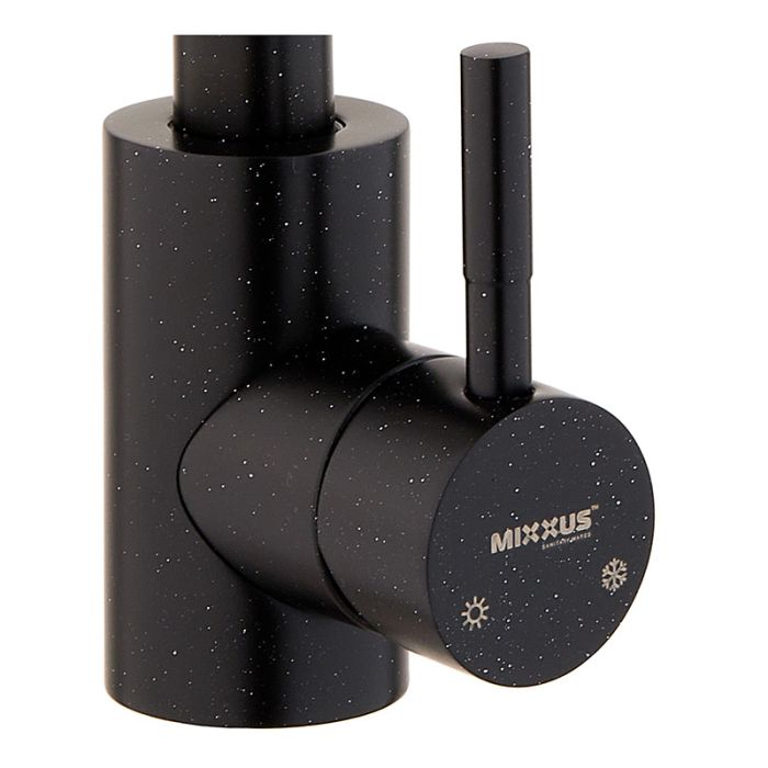 Змішувач для кухні Mixxus SUS-011 Stone Black (нерж. сталь) (MI6209)