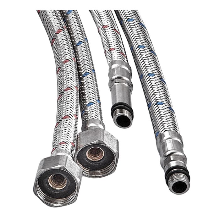 Гнучке підведення Champion FH-01-F1/2"xM10-60 нержавійка (пара) (AC0669)
